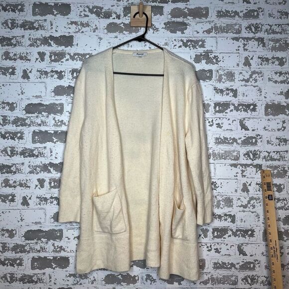 Madewell | women cream merino wool alpaca cardigan sweater - Picture 10 of 10